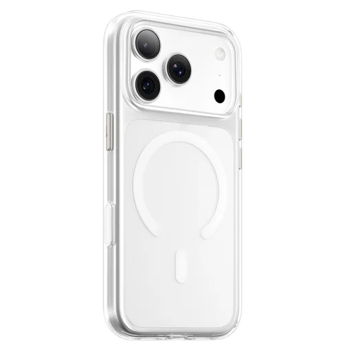  iPhone 18 Pro és iPhone 17 Pro készülékhez való Blueo Crystal Pro MagSafe átlátszó, ütéscsillapító tok - 3