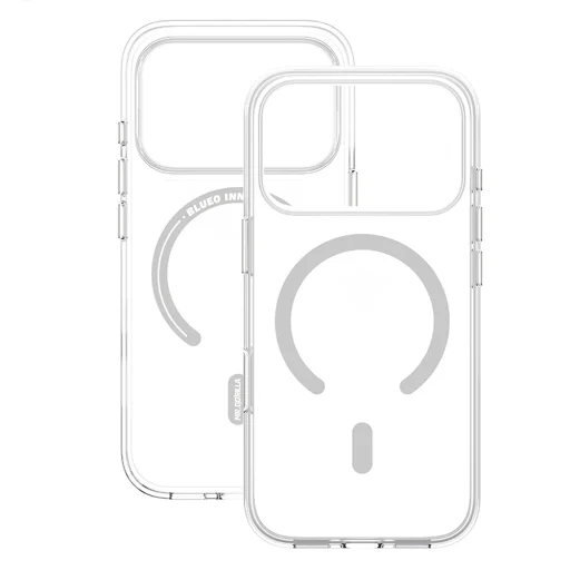  iPhone 18 Pro és iPhone 17 Pro készülékhez való Blueo Crystal Pro MagSafe átlátszó, ütéscsillapító tok - 4