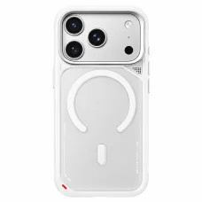  iPhone 18 Pro Max / iPhone 17 Pro Max Blueo matt hőelvezető tok kihajtható támasszal, MagSafe-kompatibilis, fehér