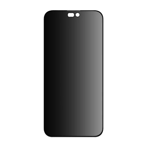  iPhone 18 Pro Blueo betekintésgátló kijelzővédő üvegfólia, matt fekete - 4