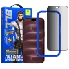  Apple iPhone 18 Pro Max Blueo AR betekintésvédő, 3D ívelt kijelzővédő üvegfólia – fekete thumbnail