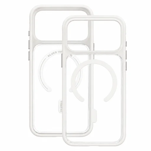 iPhone 18 Pro / iPhone 17 Pro Blueo bőrbarát, matt MagSafe ütésvédő tok, fehér - 4