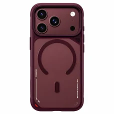  iPhone 18 Pro / iPhone 17 Pro cseresznyepiros Blueo matt, hőelvezető, MagSafe-kompatibilis tok kihajtható támasszal