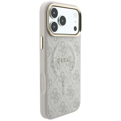  iPhone 18 Pro / iPhone 17 Pro Guess 4G dombornyomott, gyűrűs MagSafe tok, rózsaszín (GUHMP18LP4MSEGP) - 4