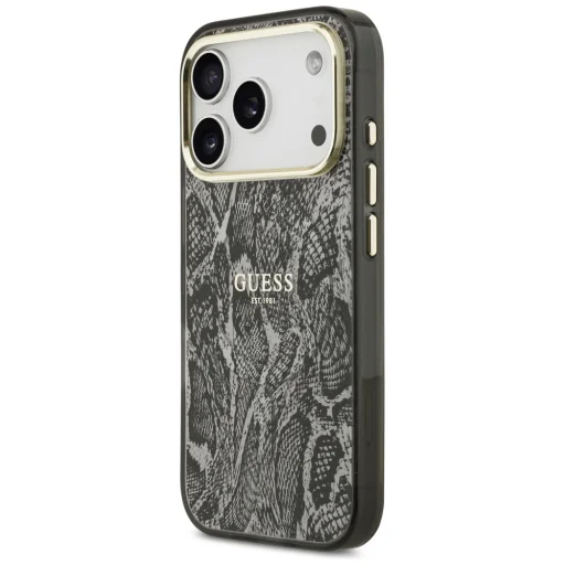  iPhone 18 Pro Max / iPhone 17 Pro Max Guess pitonmintás MagSafe tok, fekete (GUHMP18XHIMPYGK) - 2