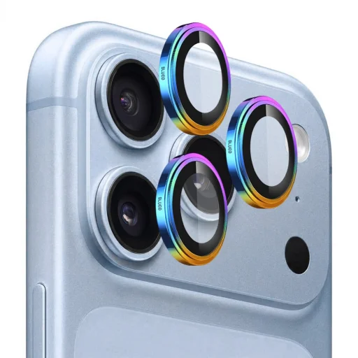  iPhone 18 Pro / iPhone 18 Pro Max Blueo Sapphire Crystal Original színes kameravédő üvegfólia - 1