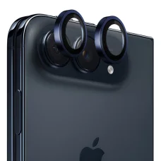  iPhone Duo kék Blueo eredeti fémkeretes kameravédő üvegfólia