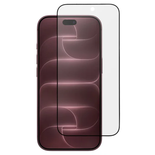  iPhone 18 Pro Max fekete Blueo tükröződéscsökkentő matt HD kijelzővédő üvegfólia - 2