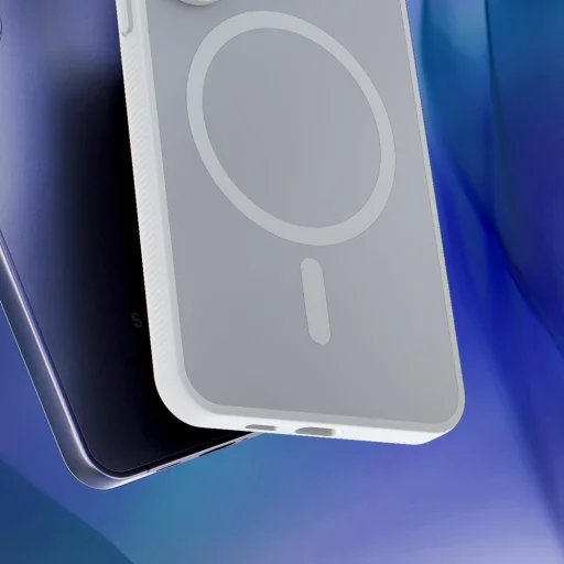  iPhone 18 Pro Max és iPhone 17 Pro Max 3mk Smoke MagCase fehér tok - 7