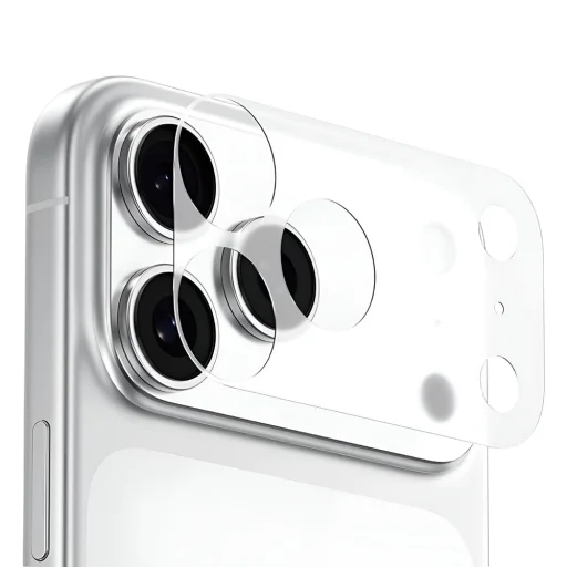  iPhone 18 Pro Blueo láthatatlan lencsemodul-védő üvegfólia – átlátszó - 1