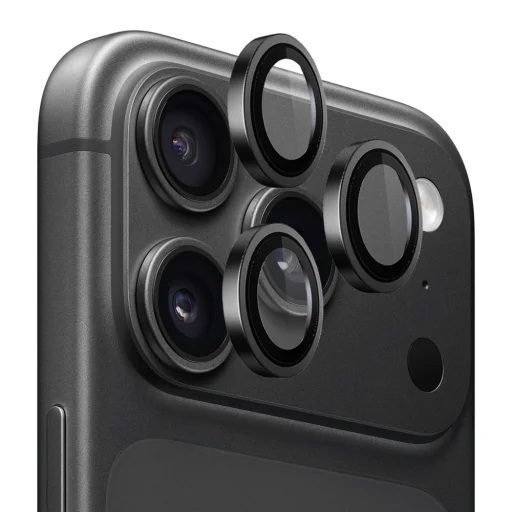  iPhone 18 Pro / iPhone 18 Pro Max fekete Blueo 99 tükröződéscsökkentő kameralencse-védő üvegfólia - 1