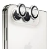 Blueo eredeti fémkeretes kameralencse-védő üveg iPhone Duo készülékhez, ezüst üvegfólia thumbnail