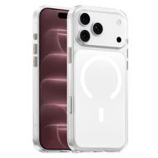  iPhone 18 Pro Max / iPhone 17 Pro Max Blueo Crystal+ átlátszó MagSafe tok leejtés elleni védelemmel
