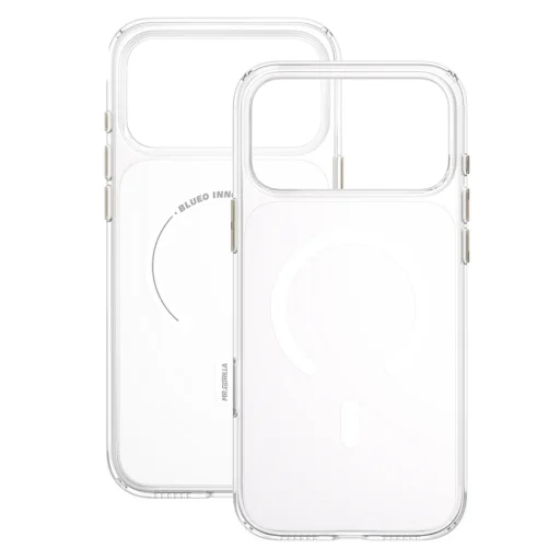  iPhone 18 Pro / iPhone 17 Pro Blueo Crystal+ átlátszó, ütéscsillapító MagSafe-tok - 4