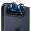  iPhone Duo Blueo Original fémkeretes, színes kameralencse-védő üvegfólia thumbnail