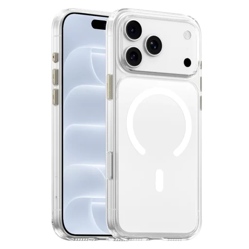  iPhone 18 Pro / iPhone 17 Pro Blueo Crystal+ átlátszó, ütéscsillapító MagSafe-tok - 1