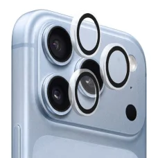  iPhone 18 Pro / iPhone 18 Pro Max átlátszó Blueo fémkeretes kameralencse-védő üvegfólia