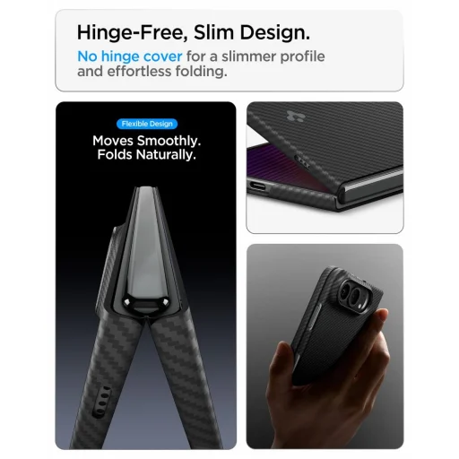  Apple iPhone Duo fekete Spigen AirSkin Aramid MagFit MagSafe tok - 7