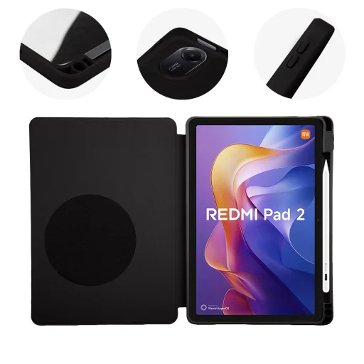  Xiaomi Redmi Pad 2 fekete OBAL:ME SolidTab tok - 2