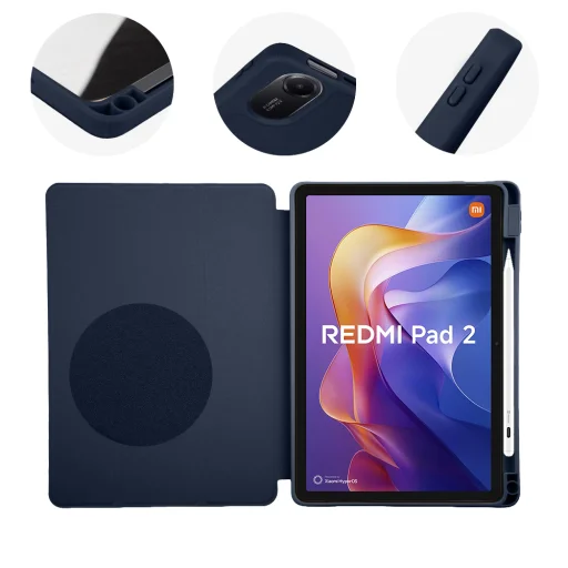  Xiaomi Redmi Pad 2 sötétkék OBAL:ME SolidTab tok - 2