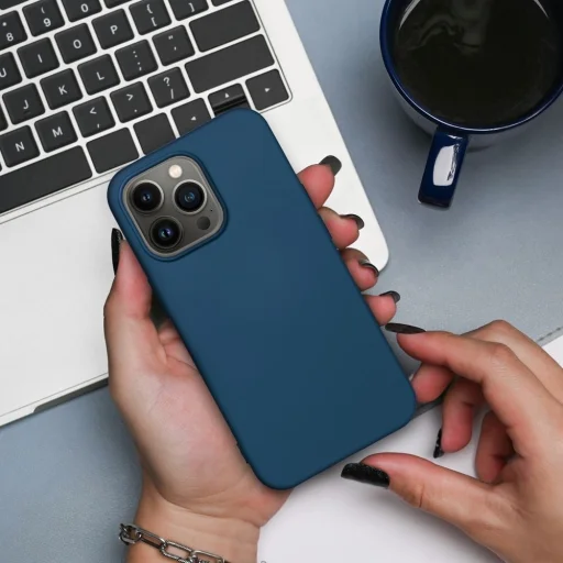  Poco F9 Ultra kék szilikon védőtok - 6