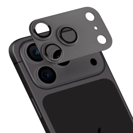 Apple iPhone 18 Pro készülékhez való fekete OBAL:ME kamerasziget- és lencsevédő - 1