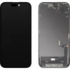  Apple iPhone 15 MP utángyártott, rugalmas OLED-kijelzőmodul közelség- és fényérzékelővel, FHD, fekete thumbnail