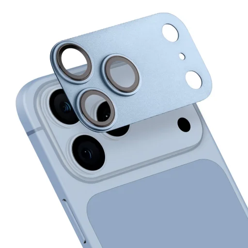  Apple iPhone 18 Pro Max világoskék OBAL:ME kamerásziget- és lencsevédő - 1