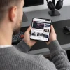  Apple iPhone Duo matt fekete Tech-Protect MagPeak MagSafe CC tok thumbnail