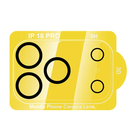  iPhone 18 Pro Borofone BF13 3D minden egyben edzettüveg kameralencse-védő, 10 db - 6