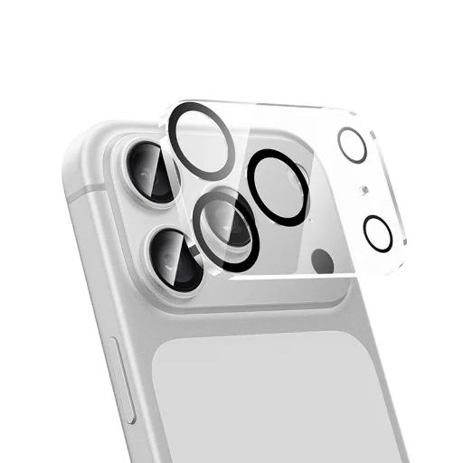  iPhone 18 Pro Borofone BF13 3D minden egyben edzettüveg kameralencse-védő, 10 db - 1