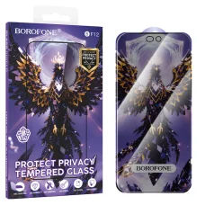  iPhone 17e/16e/14/13/13 Pro Borofone BF12 Armor Shield betekintésgátló edzett üveg