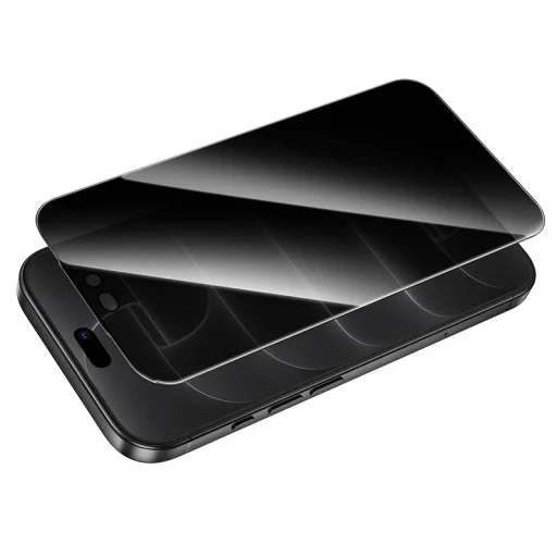  iPhone 16 Pro Max betekintésgátló edzett üveg – Borofone BF12 Armor Shield - 3