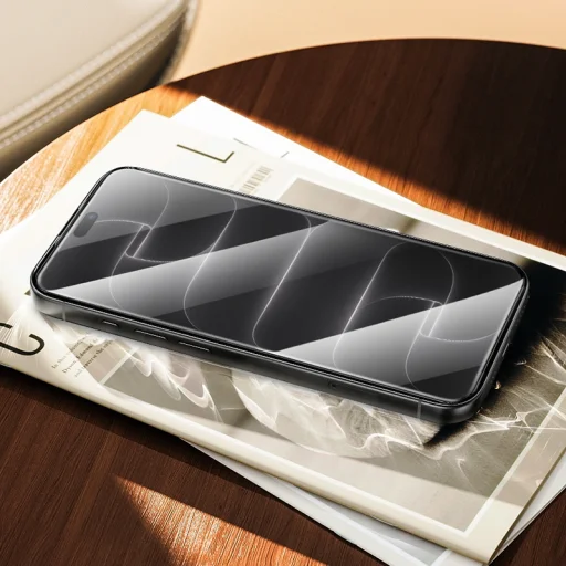  iPhone 17 Pro és iPhone 18 Pro edzett üveg – Borofone BF9 Armor HD, 10 db - 8