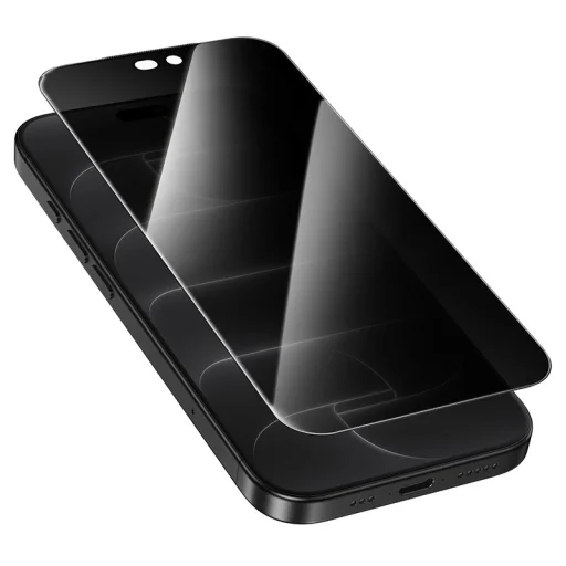  iPhone 17e/16e/14/13/13 Pro készülékhez való Borofone BF10 Armor betekintésgátló edzett üveg, 10 db - 4