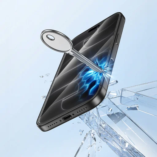  iPhone 16 Pro Max edzett üveg – Borofone BF11 Armor Shield, teljes kijelzős HD - 10