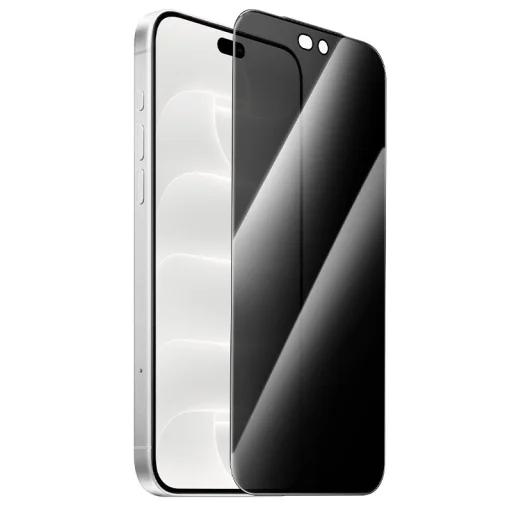  iPhone 18 Pro Max Borofone BF12 Armor Shield betekintésgátló edzett üveg - 2