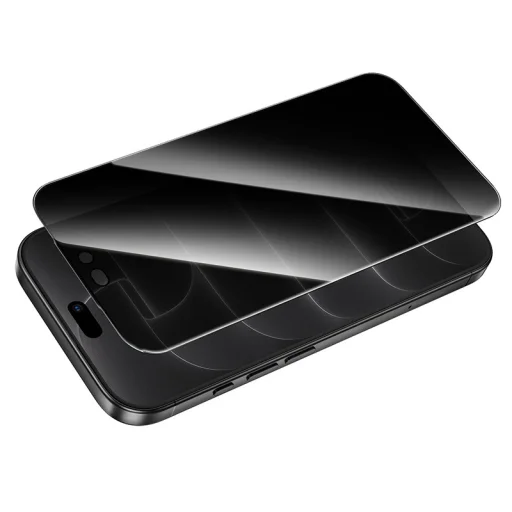  iPhone 18 Pro Max Borofone BF12 Armor Shield betekintésgátló edzett üveg - 3