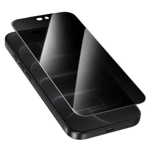  iPhone 18 Pro Max Borofone BF12 Armor Shield betekintésgátló edzett üveg - 4