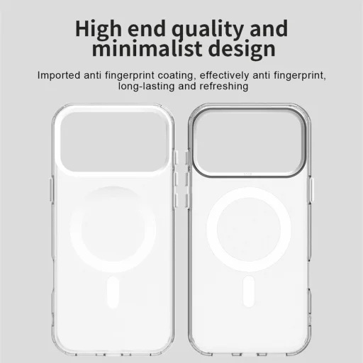  iPhone 18 Pro Max / iPhone 17 Pro Max fehér mágneses hibrid tok - 3