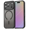  iPhone 18 Pro Max / iPhone 17 Pro Max mágneses, matt PC és TPU védőtok – fekete thumbnail