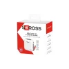  SKROSS 21602 Reload 10 Compact külső akkumulátor, 10 000 mAh, 2 × USB-C, 30 W-os PD gyorstöltés, LCD-kijelző, beépített töltőkábel, fehér thumbnail