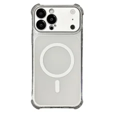  iPhone 18 Pro Max / iPhone 17 Pro Max mágneses TPU tok levehető kamerafedéllel – átlátszó