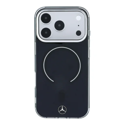  iPhone 18 Pro Mercedes kétrétegű MagSafe tok – fekete/antracit - 3