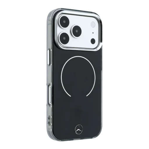  iPhone 18 Pro Mercedes kétrétegű MagSafe tok – fekete/antracit - 4