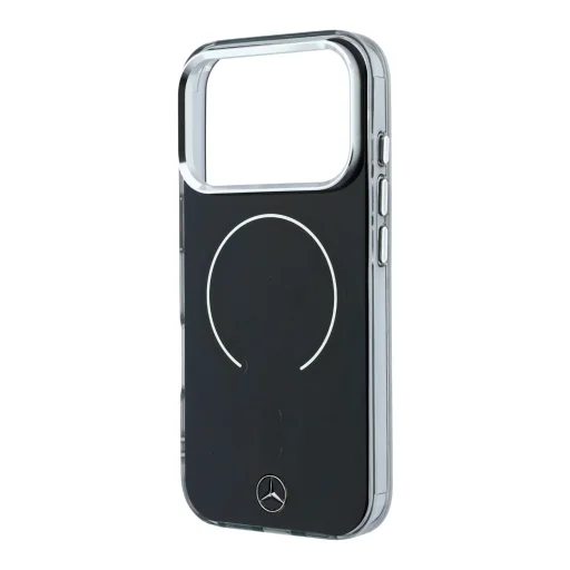  iPhone 18 Pro Mercedes kétrétegű MagSafe tok – fekete/antracit - 5