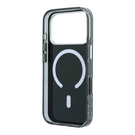  iPhone 18 Pro Mercedes kétrétegű MagSafe tok – fekete/antracit - 6