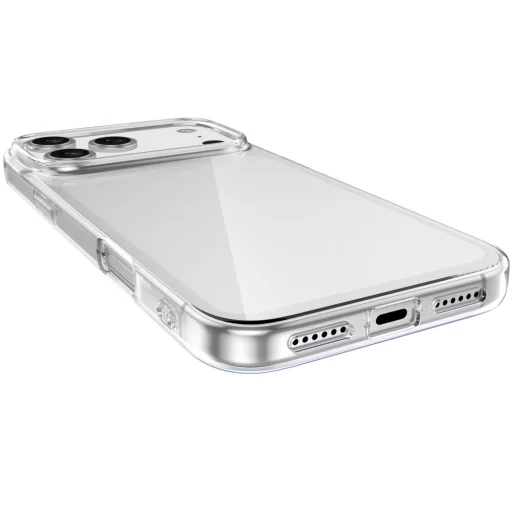  iPhone 18 Pro / iPhone 17 Pro TPU tok – átlátszó, ujjlenyomatálló - 6