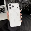  iPhone 18 Pro / iPhone 17 Pro MagSafe-kompatibilis PC tok, átlátszó fehér thumbnail