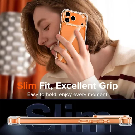  iPhone 18 Pro Max / 17 Pro Max átlátszó hibrid akril- és TPU-tok kameravédelemmel - 3